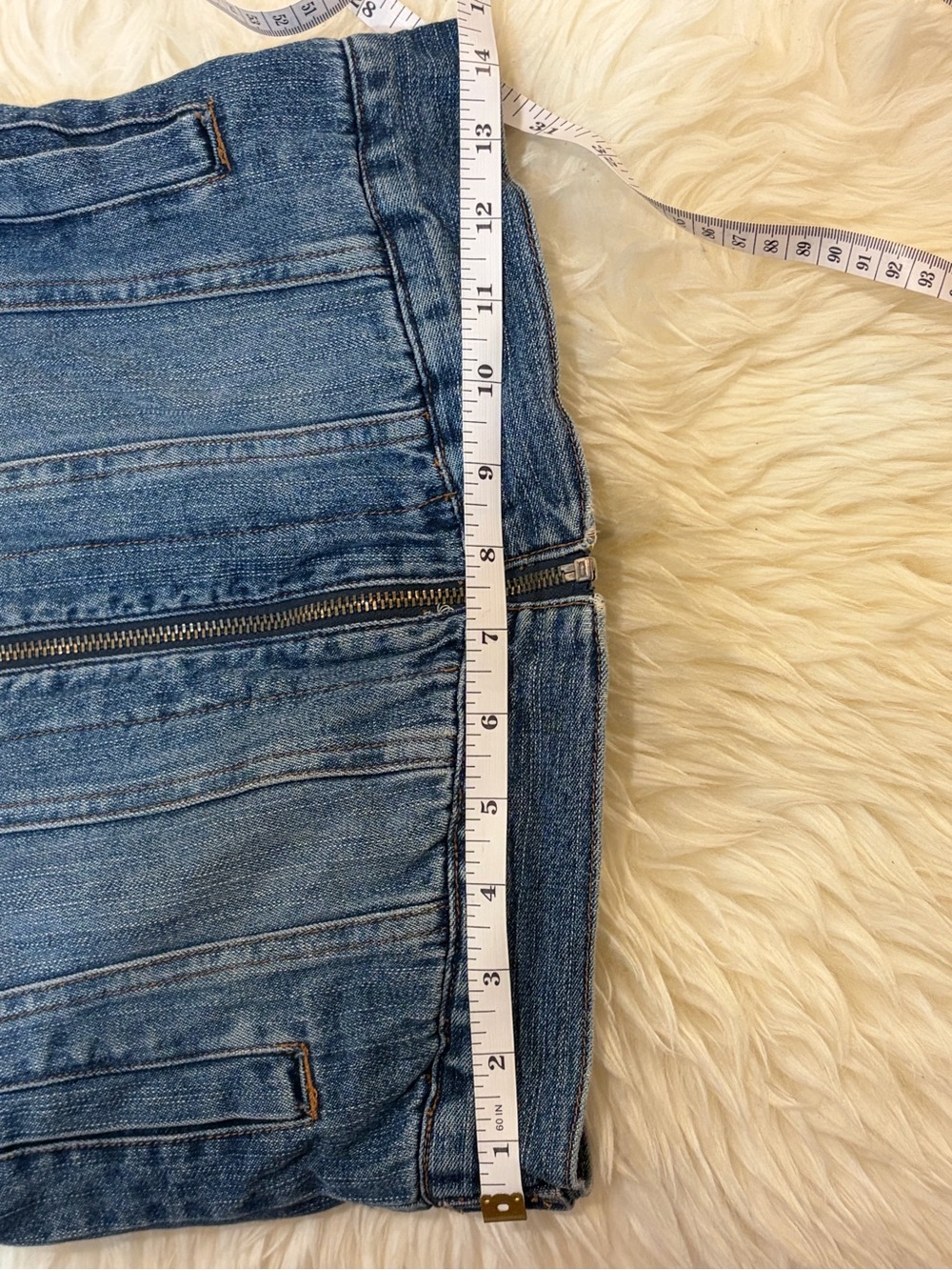 Vintage 2004 Hollister Sherpa Denim Full Zip Jacket Size XS EUC - Picture 6 of 8